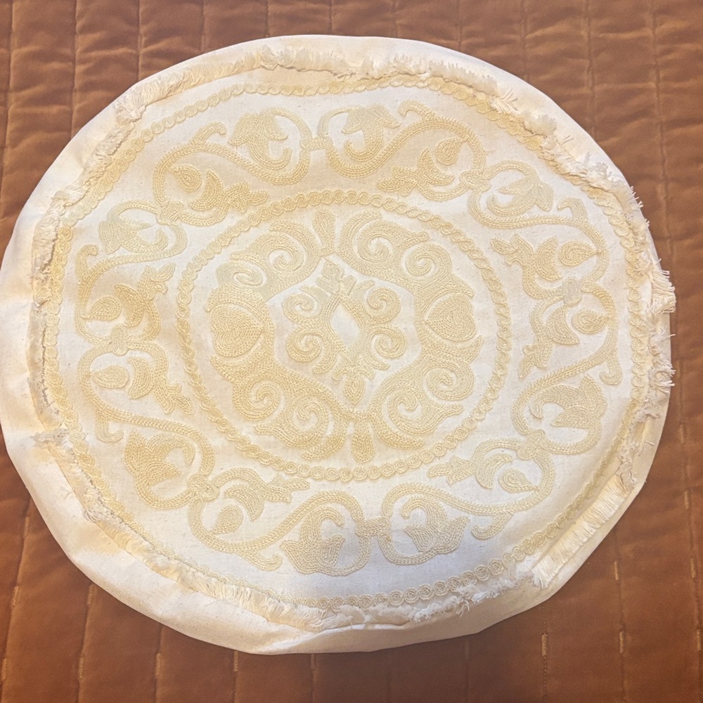 Elegant Cream Accent Pillow new